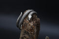 925K Silver Serpent Wrap Ring: Detailed Snake Gothic Statement Jewelry