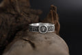 Black Celtic Lion Band Ring: Celtic Knot Wedding Band, Medieval Lion Jewelry