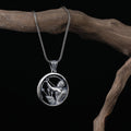 Handmade Sterling Silver Sagittarius Necklace, Zodiac Sign Jewelry