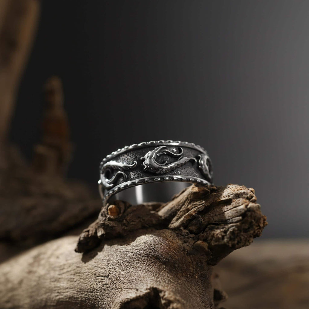 Gold Plated Wind Pattern Ring: Luxury Nature Inspired Wedding Swirl Band, Waves Statement Jewelry