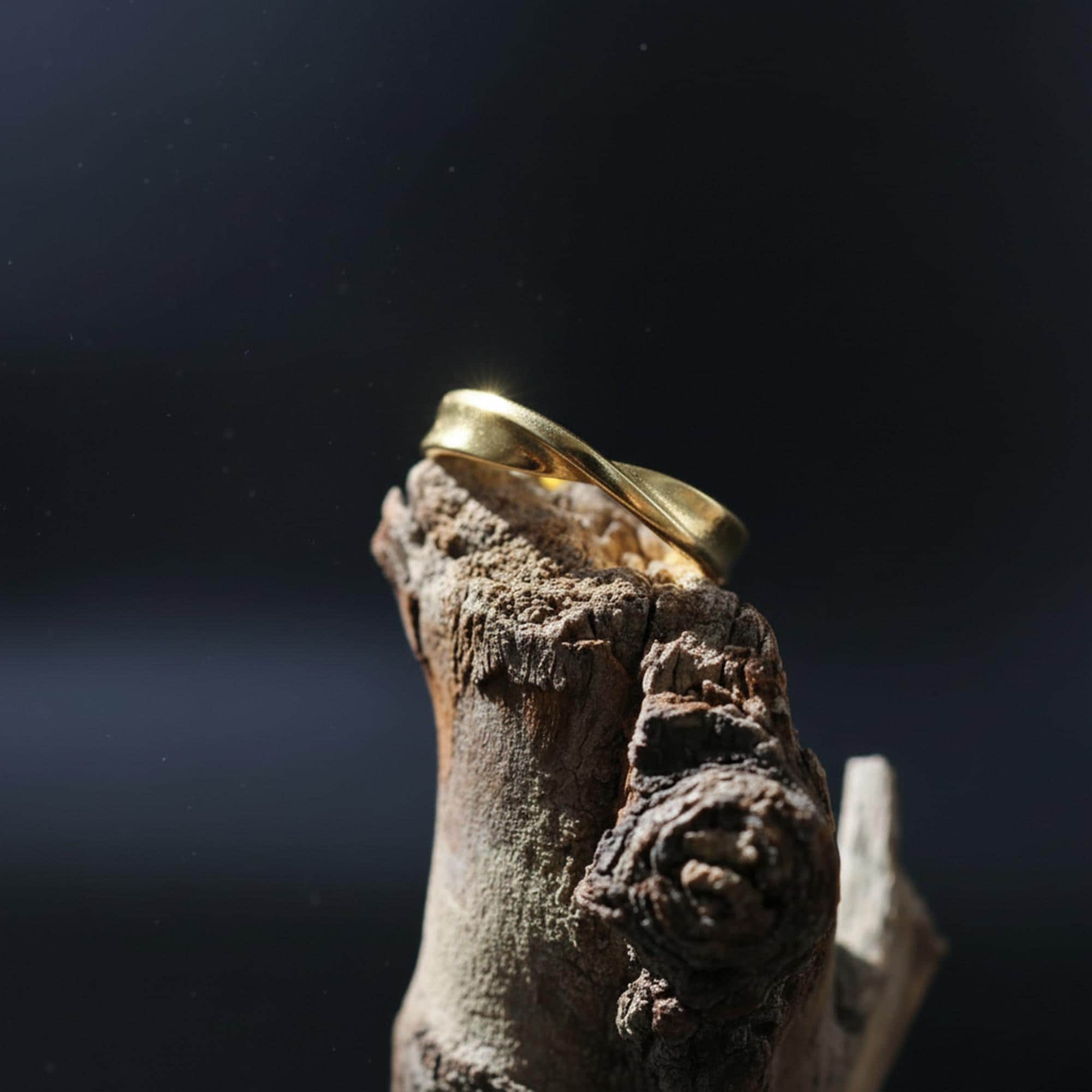 Men's Mobius Infinity Band Ring: Sterling Silver Twisted Wedding Promise Band, Unique Jewelry