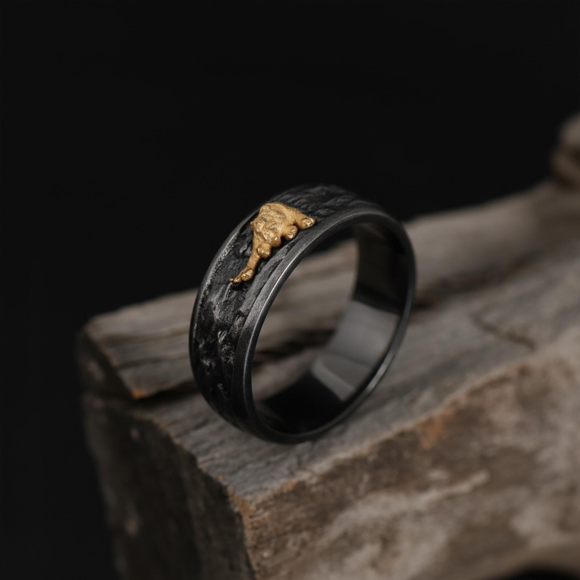 Sterling silver handmade tiger ring, Asian inspired animal band ring, engraved tiger jewelry, and powerful statement ring designed for those who are drawn to strength, courage, and fearless identity. This striking ring features a detailed tiger motif wrapping around the band, creating a look that feels bold, dynamic, and intensely expressive. It is not just a ring — it is a statement piece that blends animal symbolism, cultural inspiration, and s