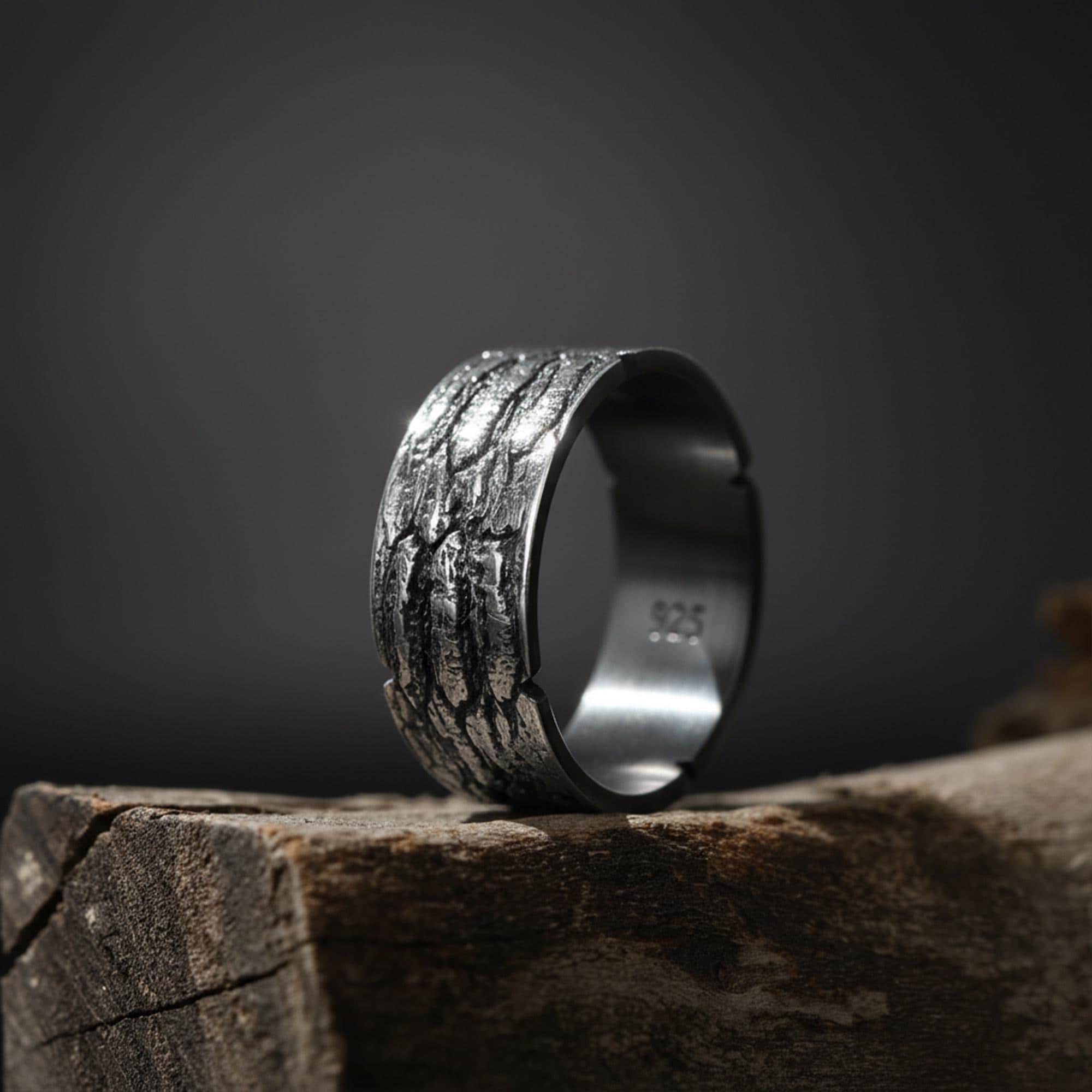 Textured Wide Band Ring, sterling silver handcrafted jewelry, bold minimalist statement band, and artisan-made accessory designed for those who appreciate raw texture, contemporary style, and timeless simplicity. Featuring an organic textured surface with a wide profile, this distinctive ring captures the beauty of handcrafted imperfections and modern design. It is not just a ring — it is a wearable expression of individuality, character, and und